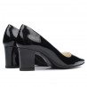 Eleganckie buty damskie 1253 czarny lakierowany
