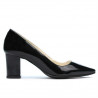 Eleganckie buty damskie 1253 czarny lakierowany