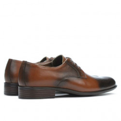 Eleganckie buty męskie 837 a brązowy