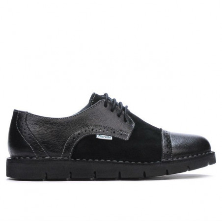 Damskie buty casual 7001-1 czarno połączone