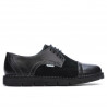 Damskie buty casual 7001-1 czarno połączone