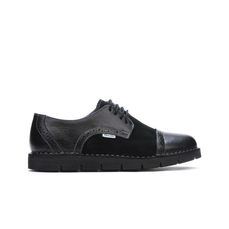 Damskie buty casual 7001-1 czarno połączone