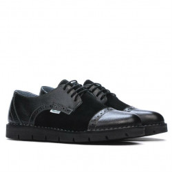 Damskie buty casual 7001-1 czarno połączone