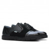 Damskie buty casual 7001-1 czarno połączone