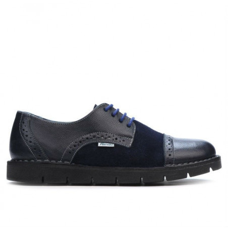 Damskie buty casual 7001-1 indygo łączone