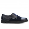 Damskie buty casual 7001-1 indygo łączone