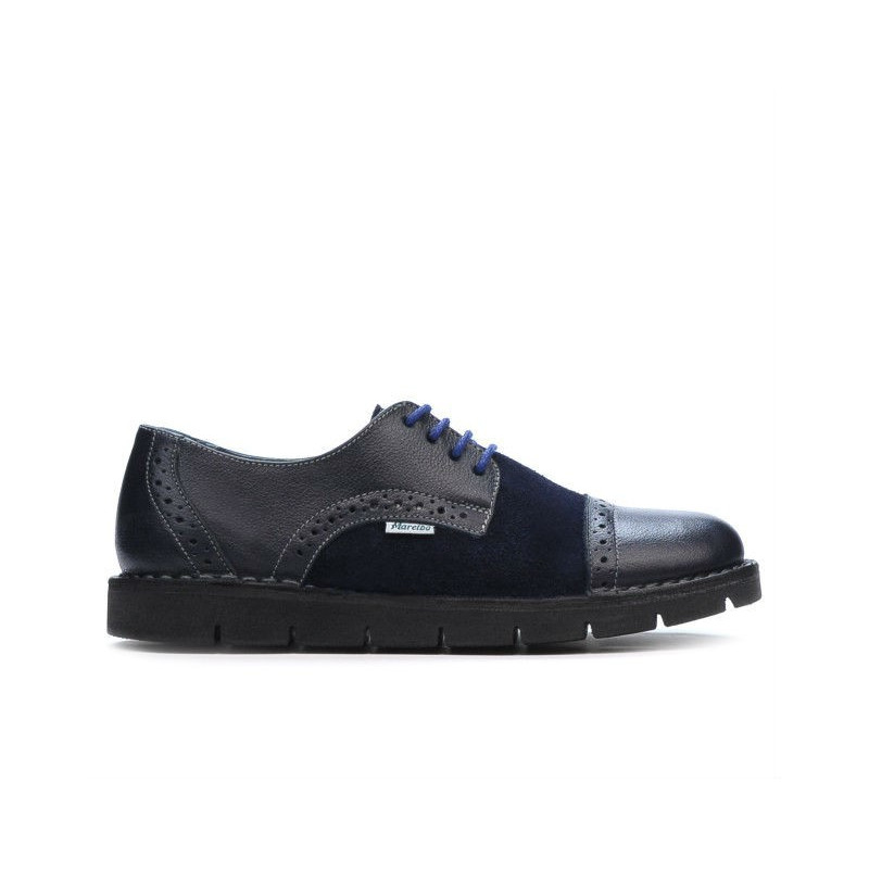 Damskie buty casual 7001-1 indygo łączone