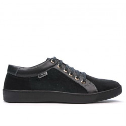 Casualne/sportowe buty męskie 841 czarno połączone