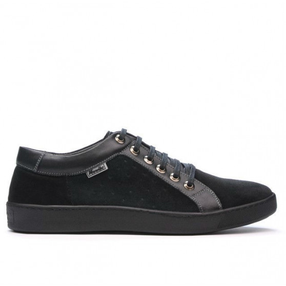 Casualne/sportowe buty męskie 841 czarno połączone