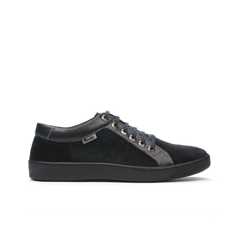 Casualne/sportowe buty męskie 841 czarno połączone