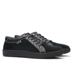 Casualne/sportowe buty męskie 841 czarno połączone