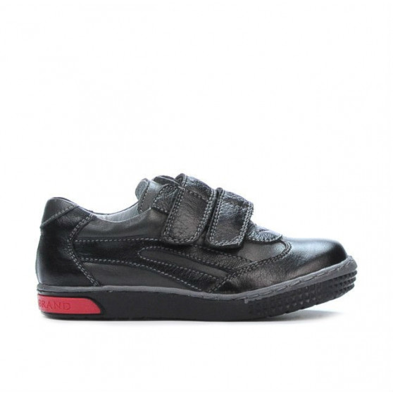 Małe dziecięce buty 16-1c czarne+szare