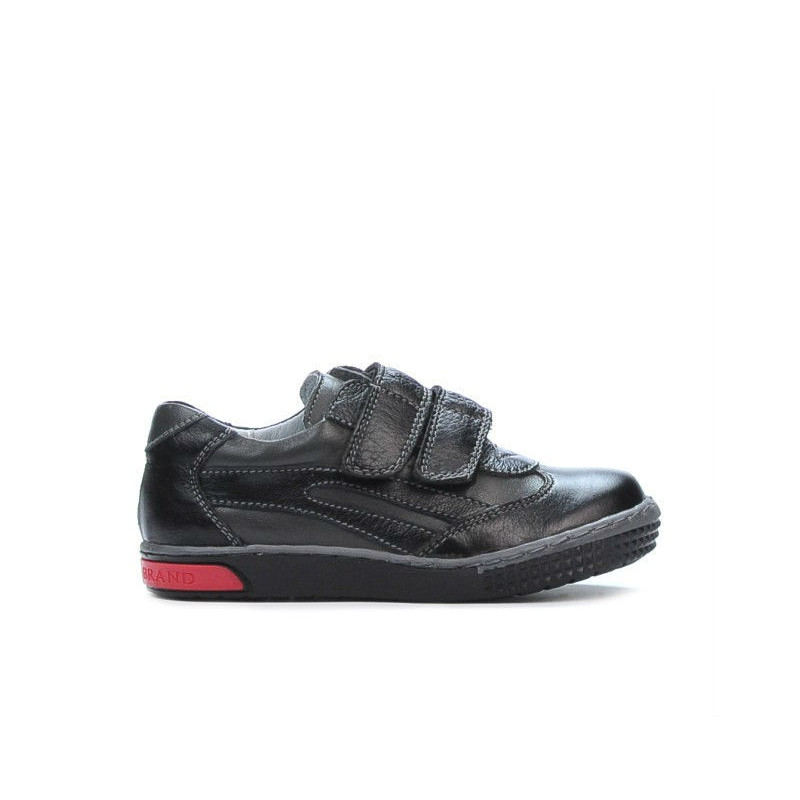 Małe dziecięce buty 16-1c czarne+szare