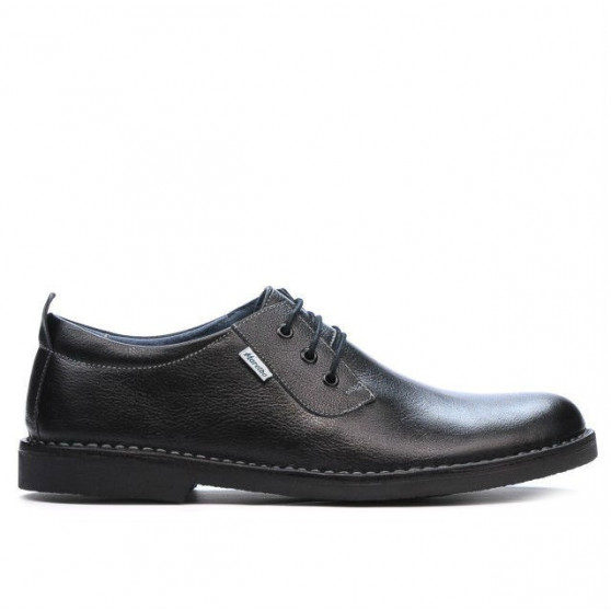 Męskie buty casual 7201-1 czarne