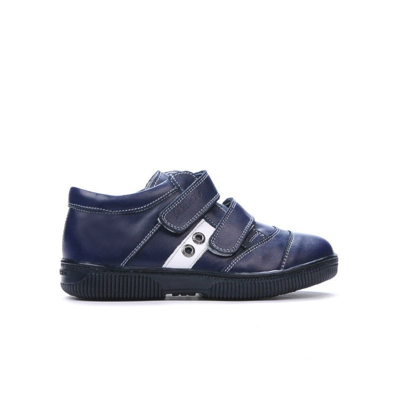 Buty dziecięce 134-1 indygo+białe