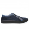 Buty casual/sportowe męskie 841 indigo kombinowane