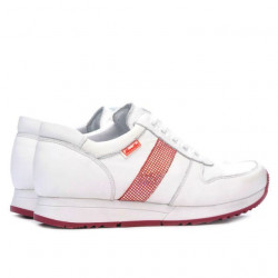 Damskie buty sportowe 679 biało-czerwone