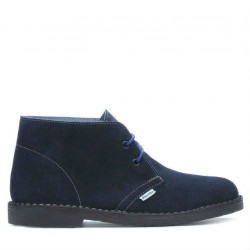 Damskie botki 7100-1 indygo welur