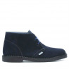Damskie botki 7100-1 indygo welur