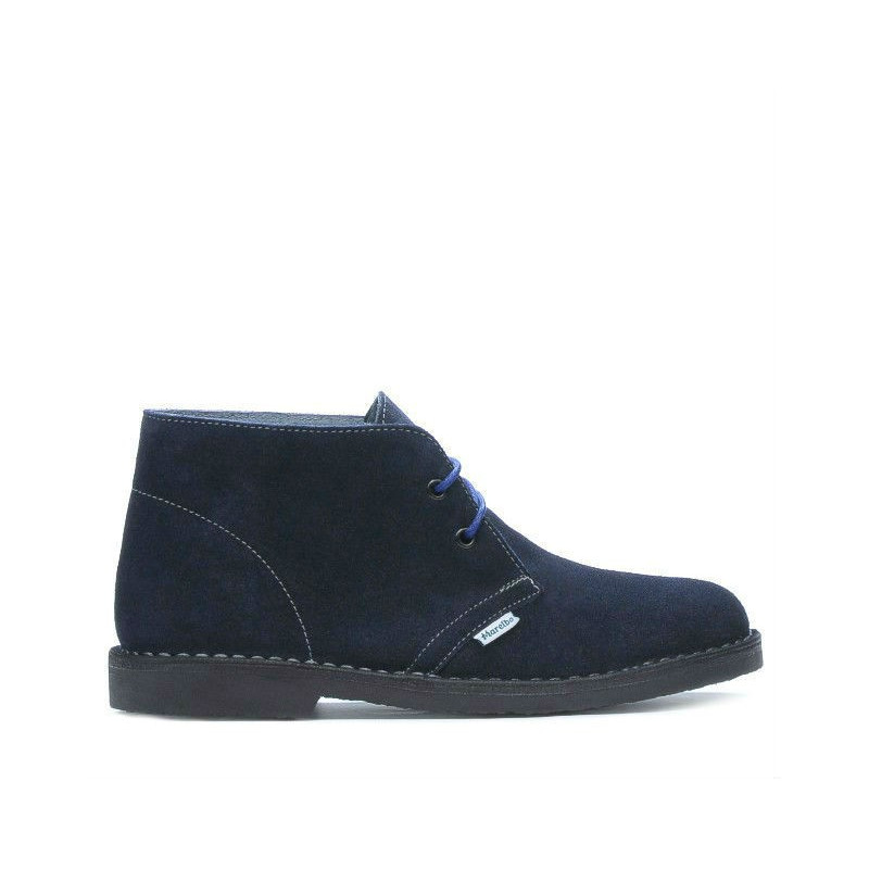Damskie botki 7100-1 indygo welur