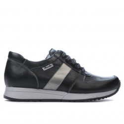 Damskie buty sportowe 679 czarny+srebrny