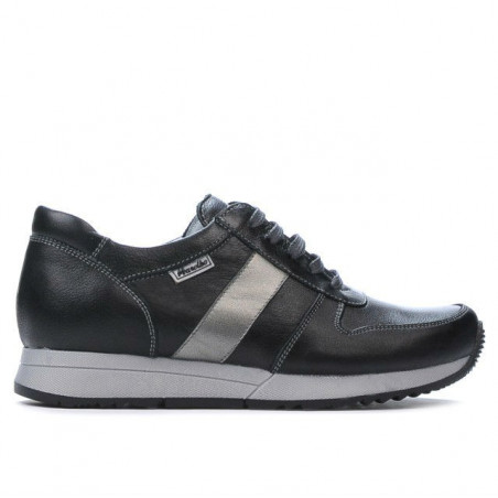 Damskie buty sportowe 679 czarny+srebrny