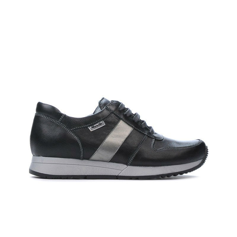 Damskie buty sportowe 679 czarny+srebrny