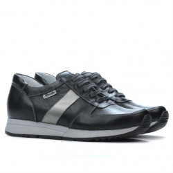 Damskie buty sportowe 679 czarny+srebrny