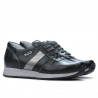 Damskie buty sportowe 679 czarny+srebrny