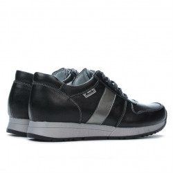 Damskie buty sportowe 679 czarny+srebrny