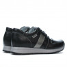 Damskie buty sportowe 679 czarny+srebrny