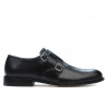 Czarne eleganckie buty męskie 840