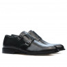 Czarne eleganckie buty męskie 840