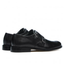 Czarne eleganckie buty męskie 840