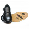 Czarne eleganckie buty męskie 840