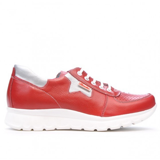 Damskie buty sportowe 680 czerwony kombinowany