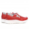 Damskie buty sportowe 680 czerwony kombinowany