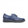 Buty dziecięce 60c lakierowane indigo kombinowane