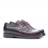 Dziecięce buty 163 w kolorze bordo
