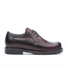 Dziecięce buty 163 w kolorze bordo