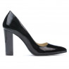 Eleganckie buty damskie 1261 czarny lakier
