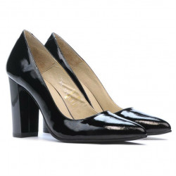 Eleganckie buty damskie 1261 czarny lakier