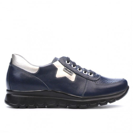 Damskie buty sportowe 680 indigo kombinowane