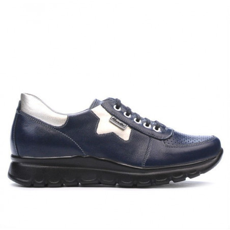 Damskie buty sportowe 680 indigo kombinowane