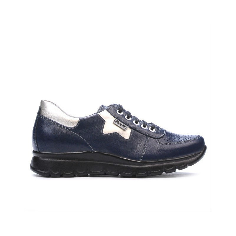 Damskie buty sportowe 680 indigo kombinowane