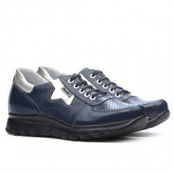 Damskie buty sportowe 680 indigo kombinowane
