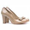 Eleganckie buty damskie 1245 lakier beż02