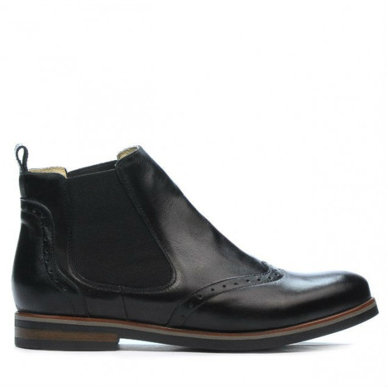 Damskie botki 3309 czarne