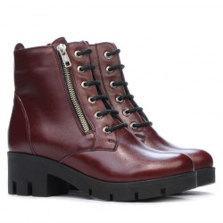 Damskie botki 3307 bordo