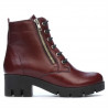 Damskie botki 3307 bordo